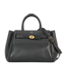 Belted Bayswater Tote, &pound;550, Handbags, Black, Leather, Front view